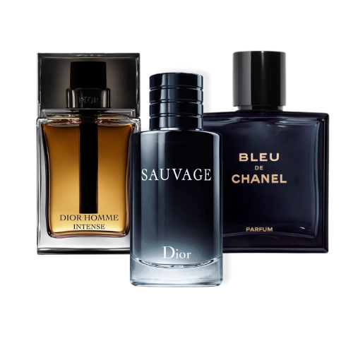 Sonderangebot: 3 Parfums – Sauvage Dior, Bleu de Chanel und Dior Homme Intense 100 ml