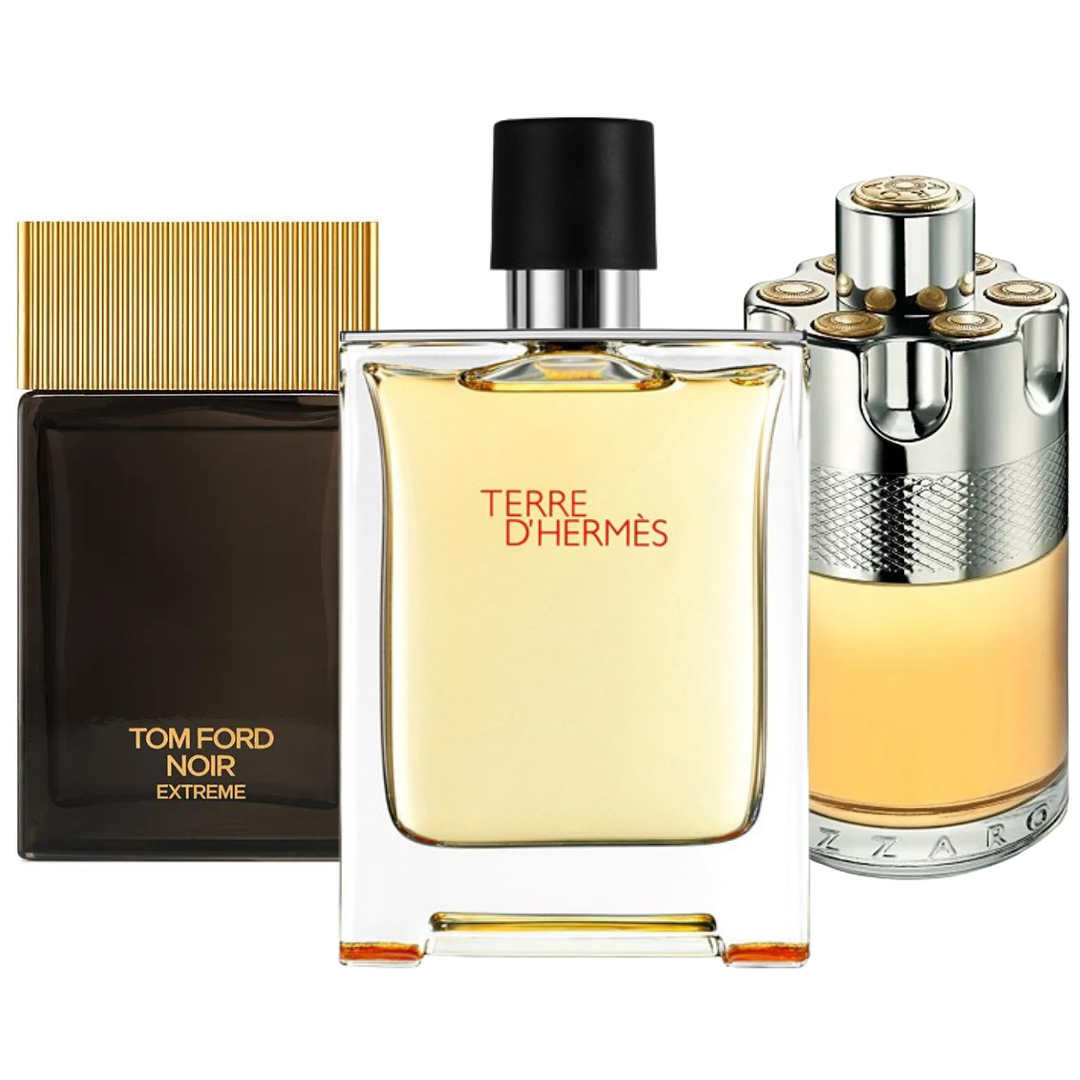 Sonderangebot: 3 Parfums – Terre de’Herme, Azzaro Wanted und Tom Ford Noir Extreme 100 ml